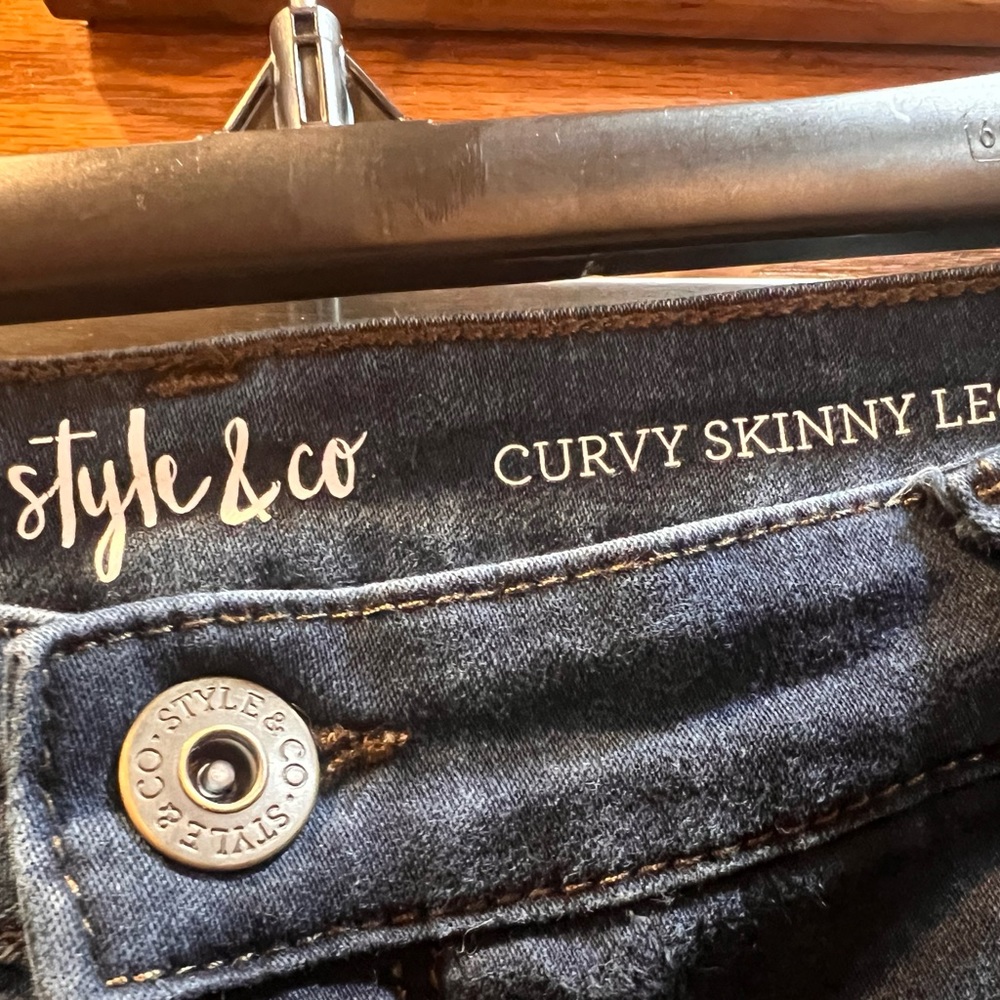 Style Co ladies jeans- dark and stretchy